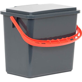 Hink 6L Grå/Rött handtag