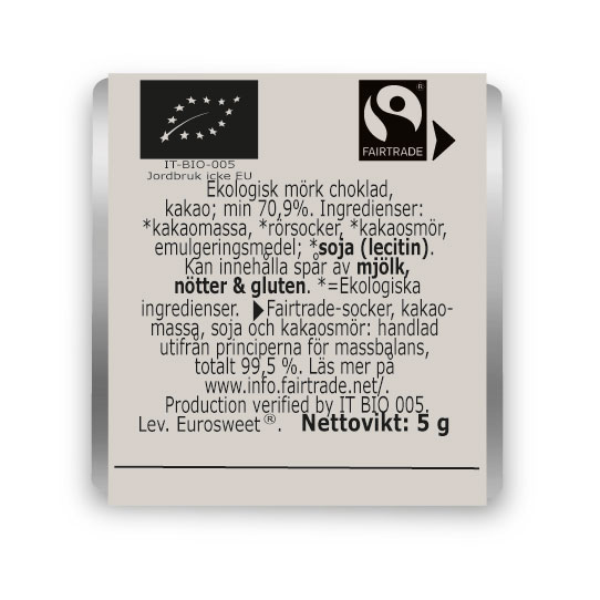 5g Chocolate Organic/Fairtrade - 2