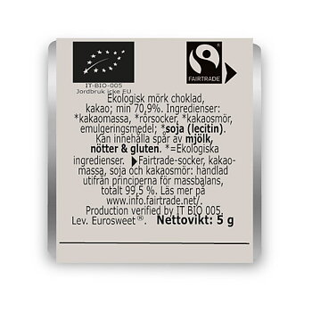 5g Chocolate Organic/Fairtrade