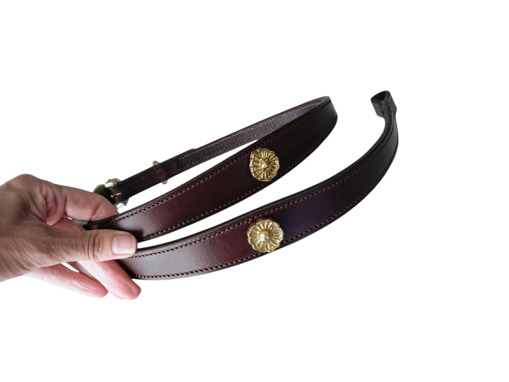 131. Browband & Nosband with baroque decor - 2