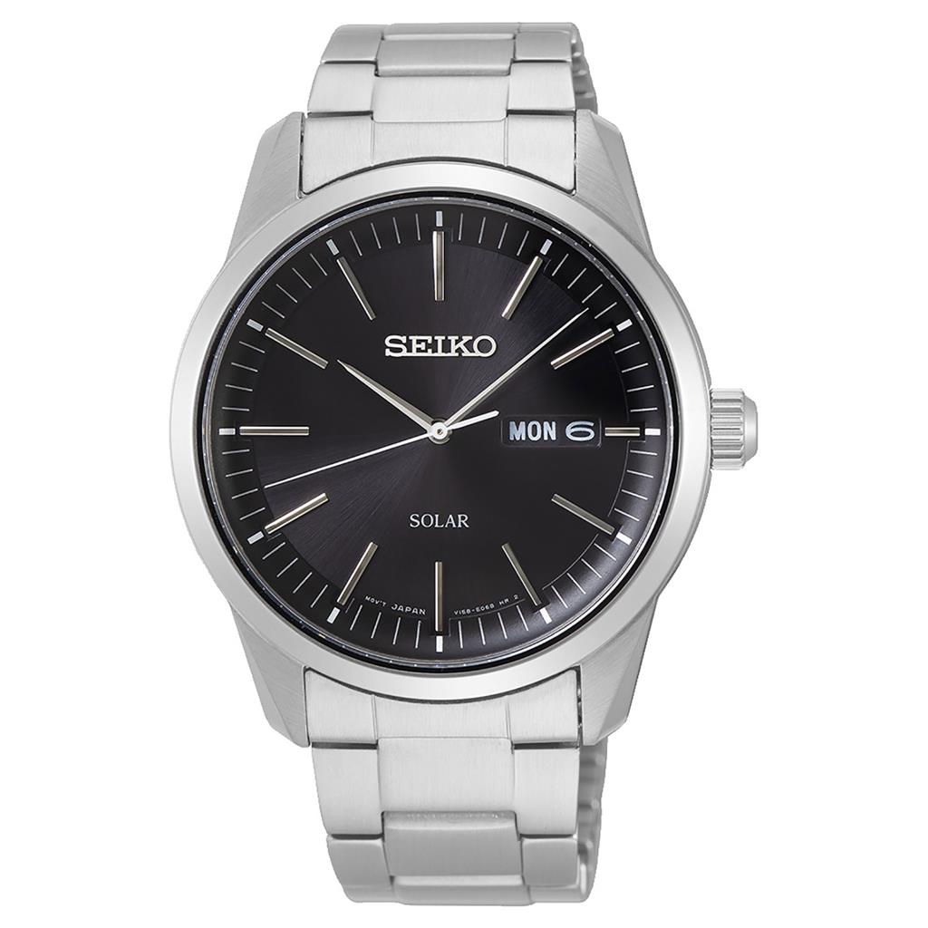 SEIKO MENS SOLAR 40MM 100M SAFIR