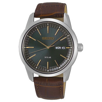 SEIKO MENS SOLAR 40MM 100M SAFIR SNE529P1
