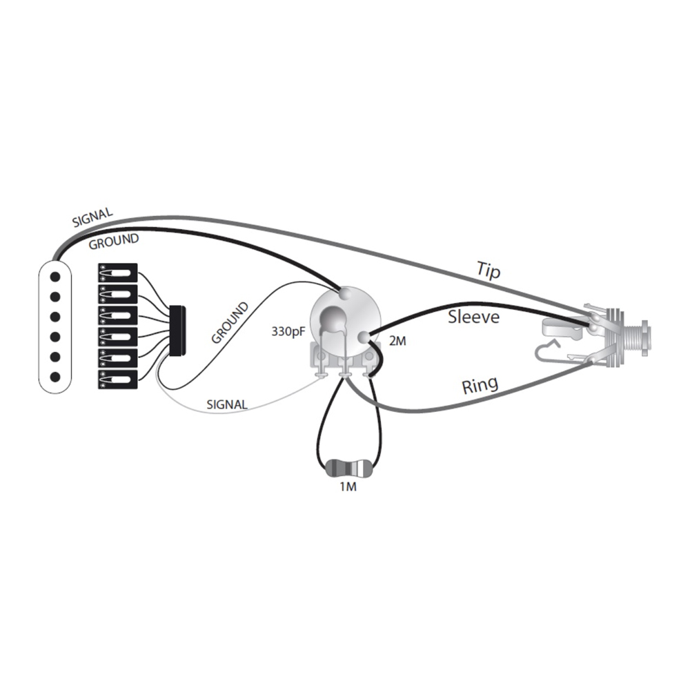 PE-0400-00 Ghost Pickup System Passive Volume Kit - 2