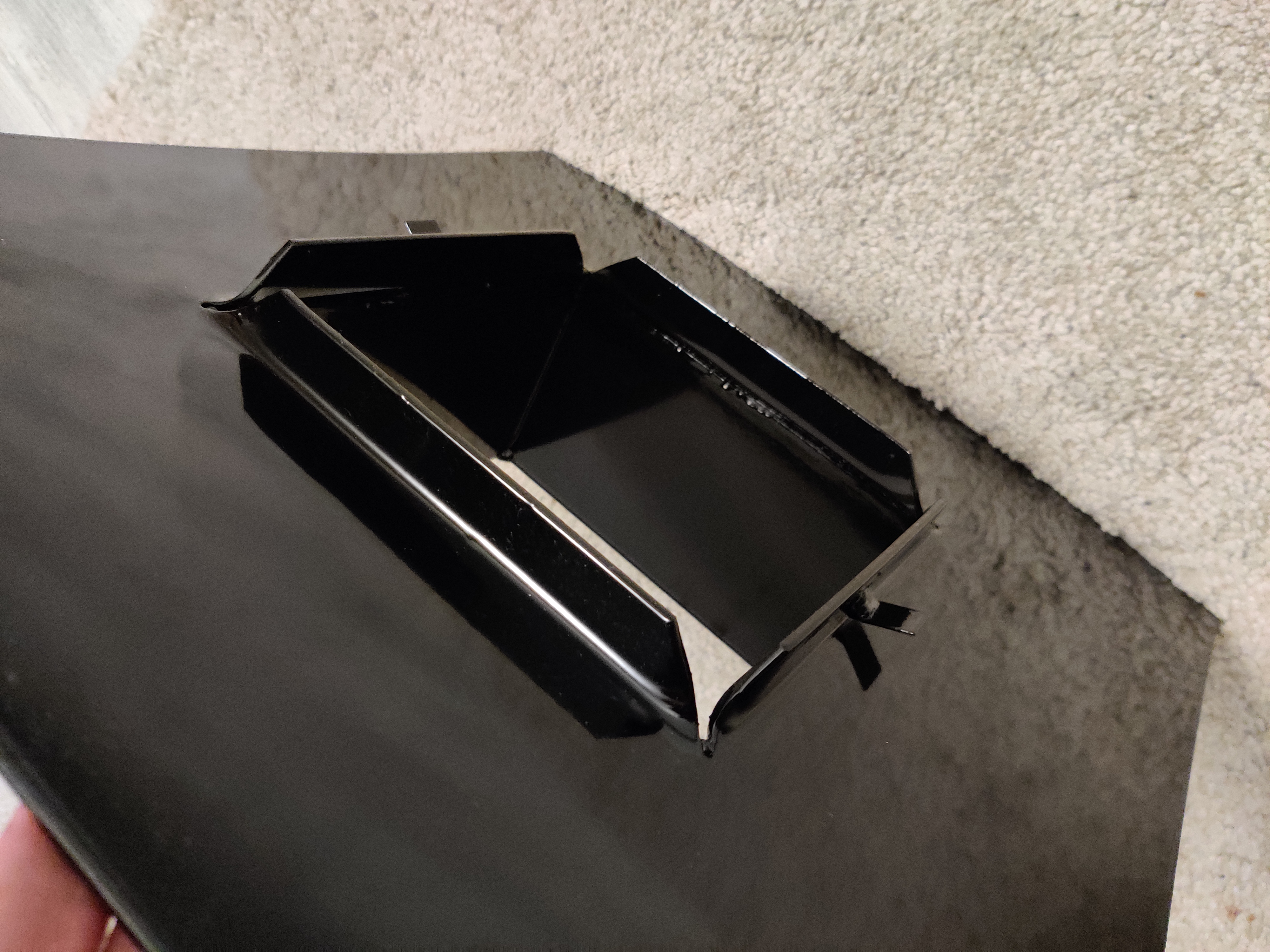 Anslutningsram 100 mm komplett med anslutningspackning