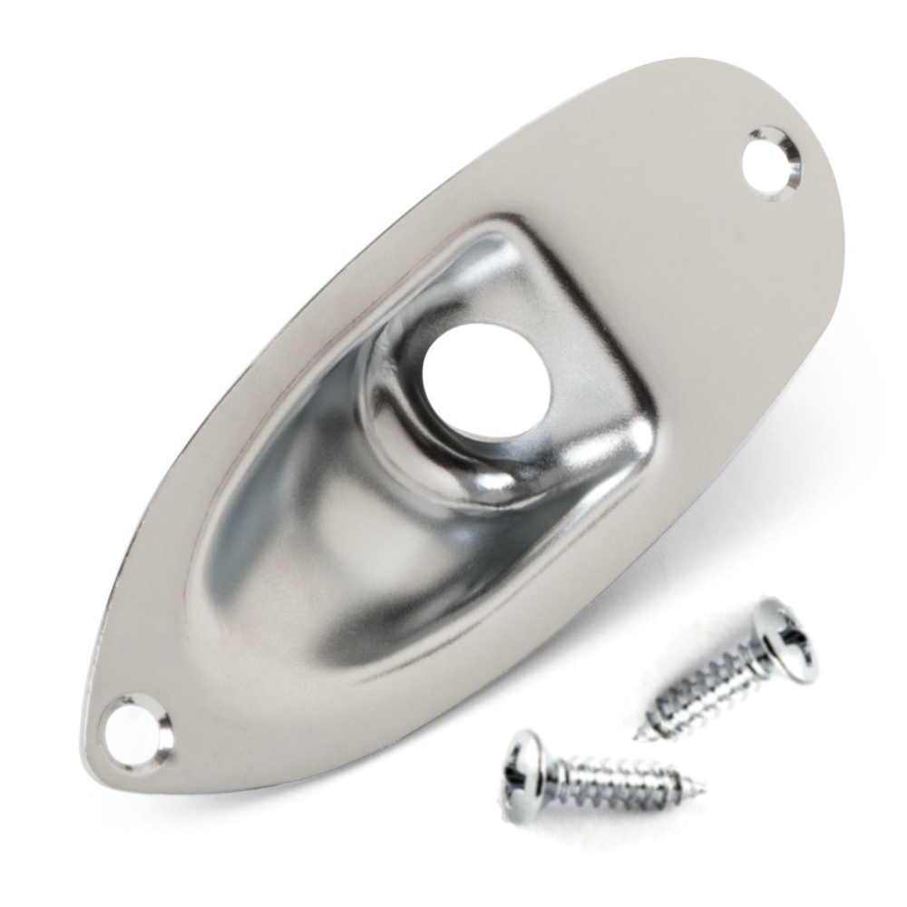 Jack Plate For Strat (Chrome)