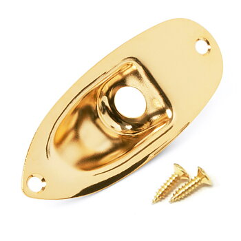Jack Plate For Strat (Gold)