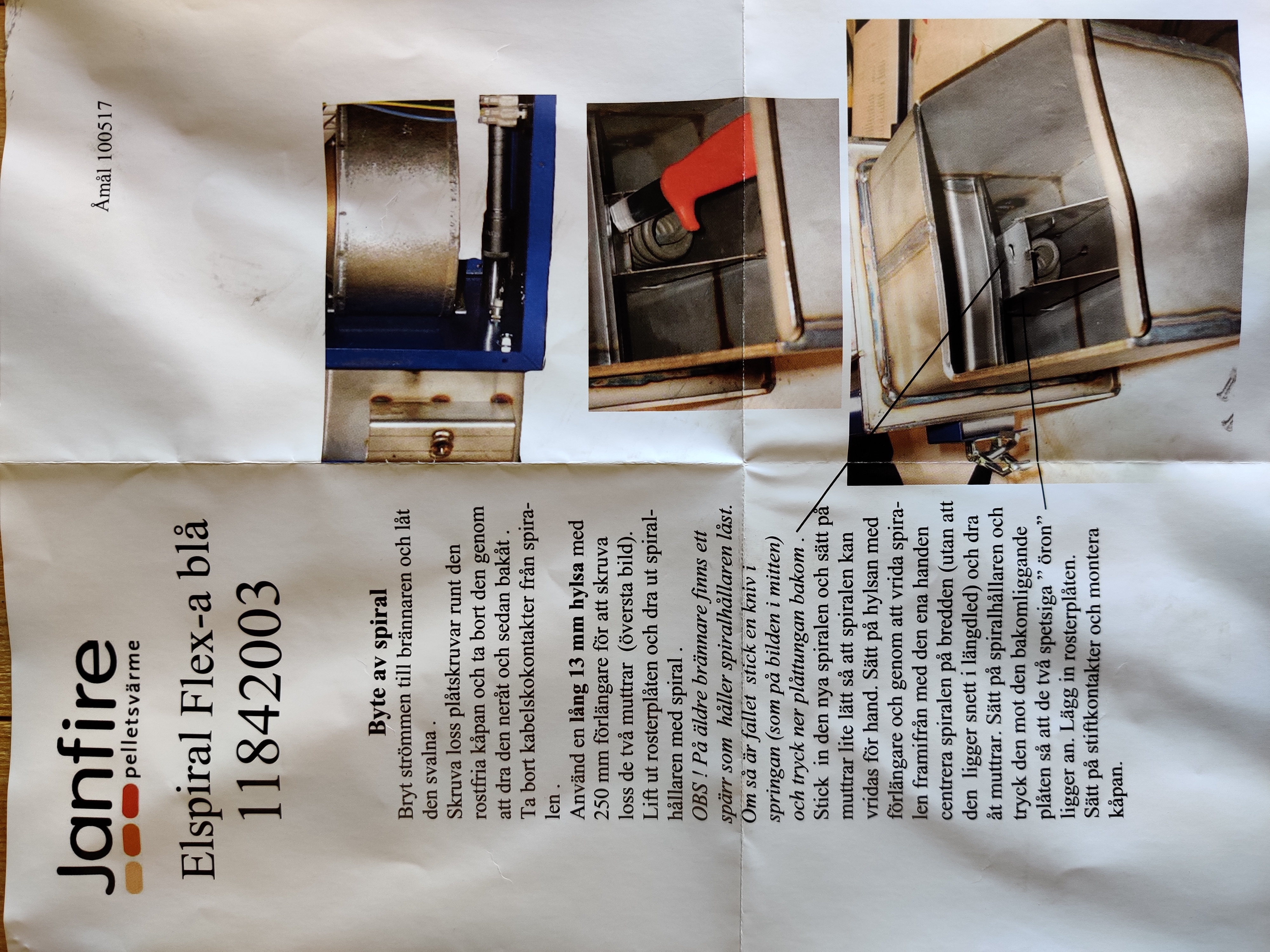 Elspiral 1000w Flex-A m säkring - 4