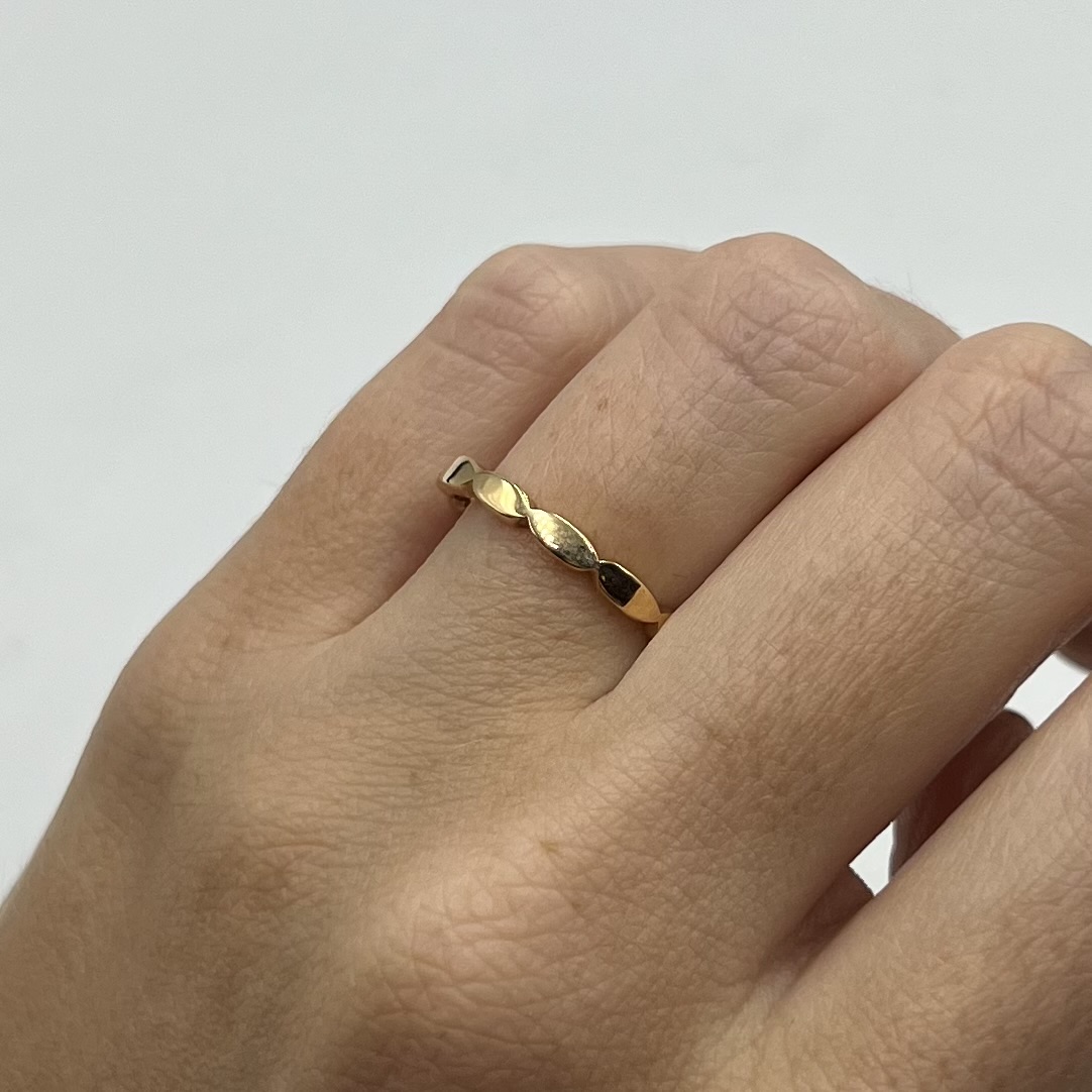 Ring Frida handgjord  guld 18 karat  - 3