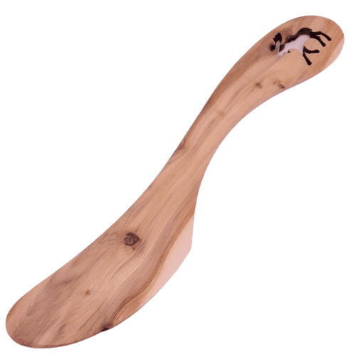 Smörkniv med älg, al - 3