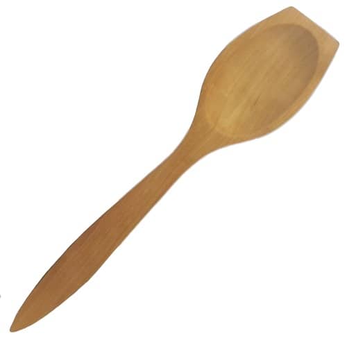 Träsked sned kant, 28 cm