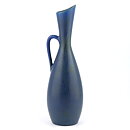 Carl-Harry Stålhane (SYE 1950s) Blue Vase with Swelling Base 26 cm