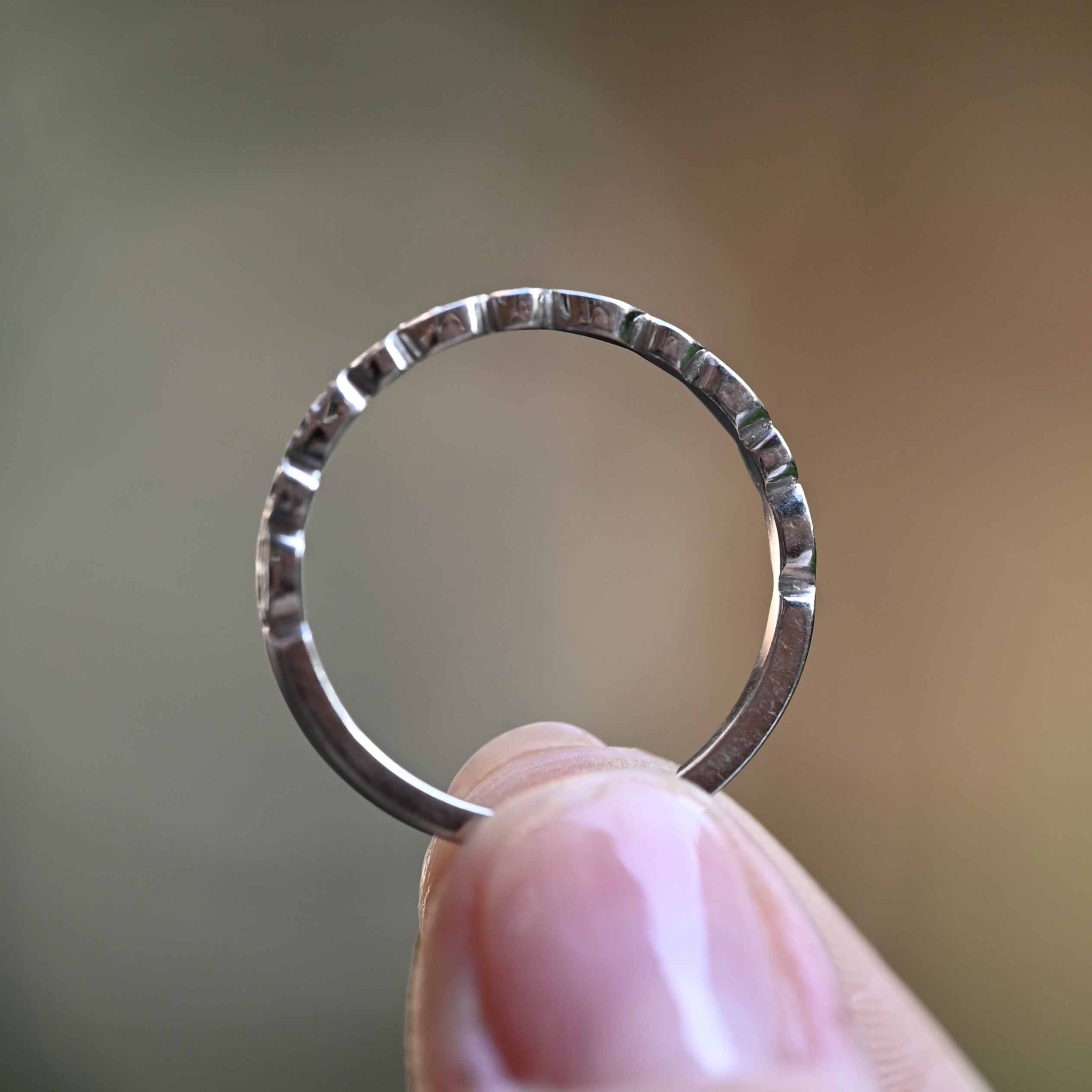 Ring Ebba handgjord diamanter vitguld 18 karat - 4