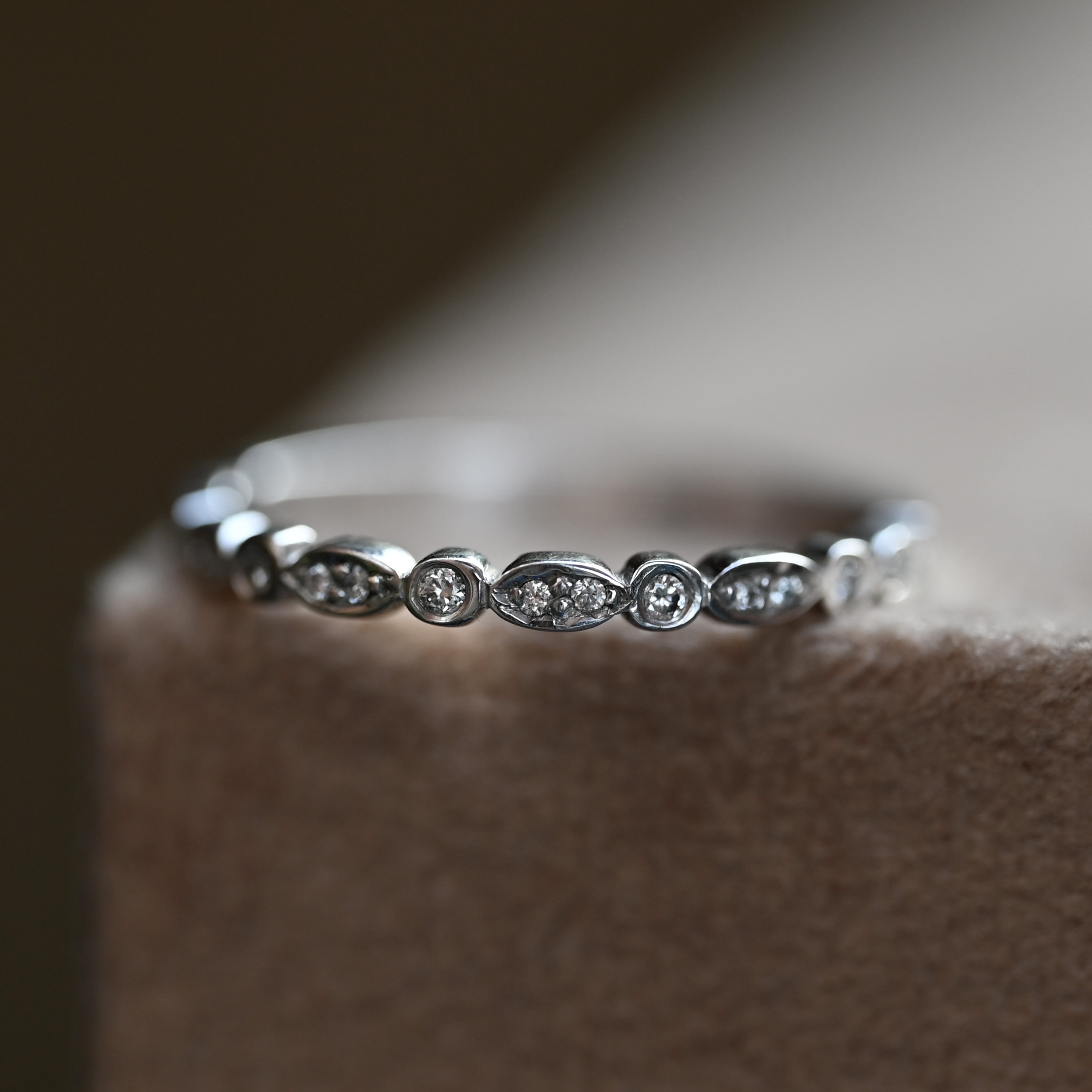 Ring Ebba handgjord diamanter vitguld 18 karat - 3