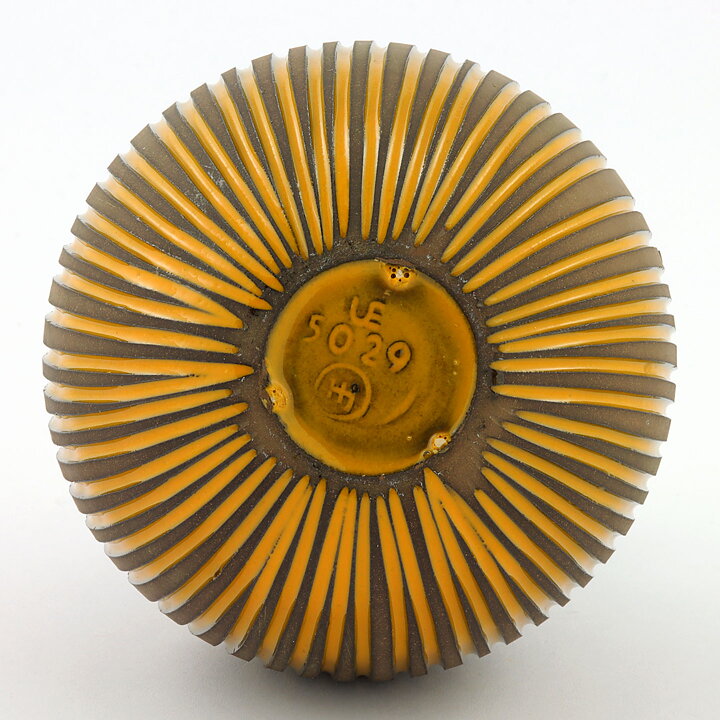 ヨールデイス・オールドフォーシュ  Kokosシリーズ  ココナッツのベース  黄色い模様  9cm  1954年