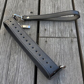 Ovandel med vristrem till clutch & Smartphonefodral, svart