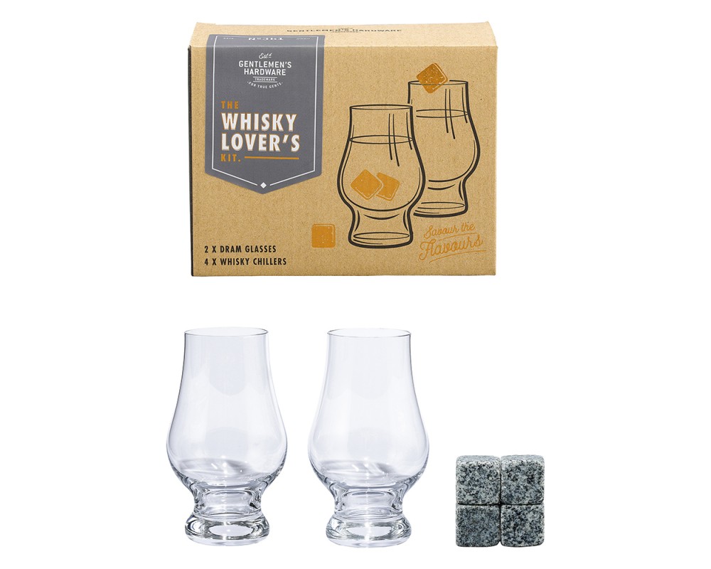 Whiskyglas med Granitstenar - 2
