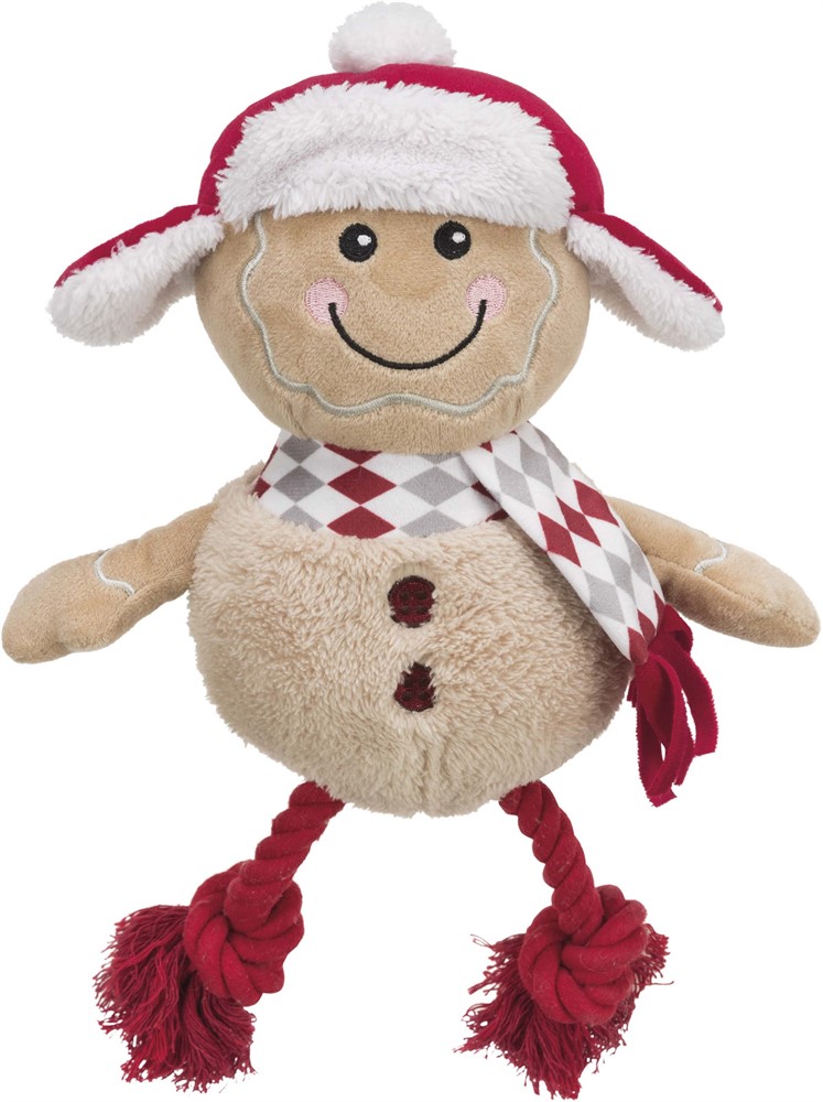 Trixie Julleksak Xmas Gingerbread Plush/Cotton 34cm Flerfärgad
