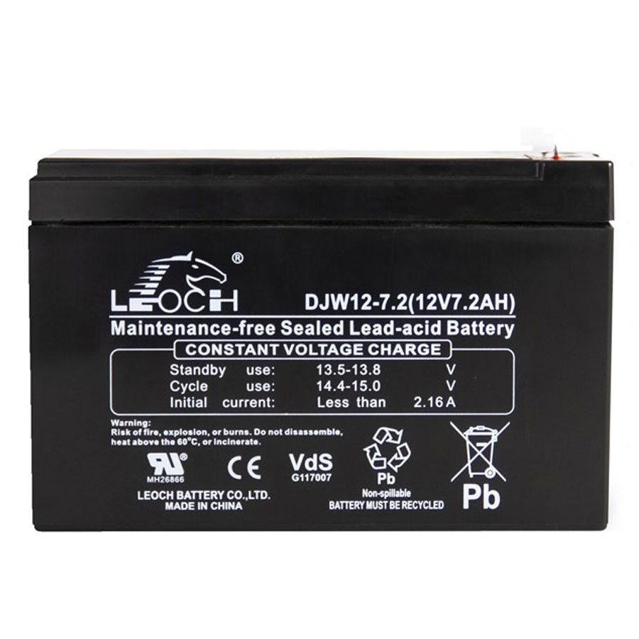 Batteri Leoch DJW 12V 7,2Ah