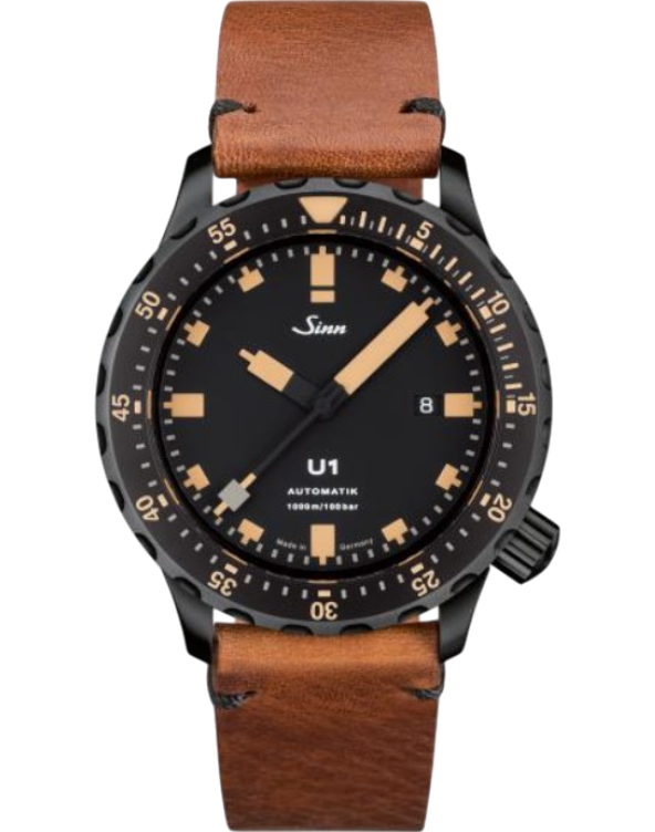 1010.023 Sinn U1 S E vintage style brunt