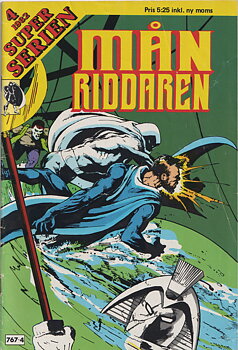Superserien Månriddaren nr 4 1982, begagnad
