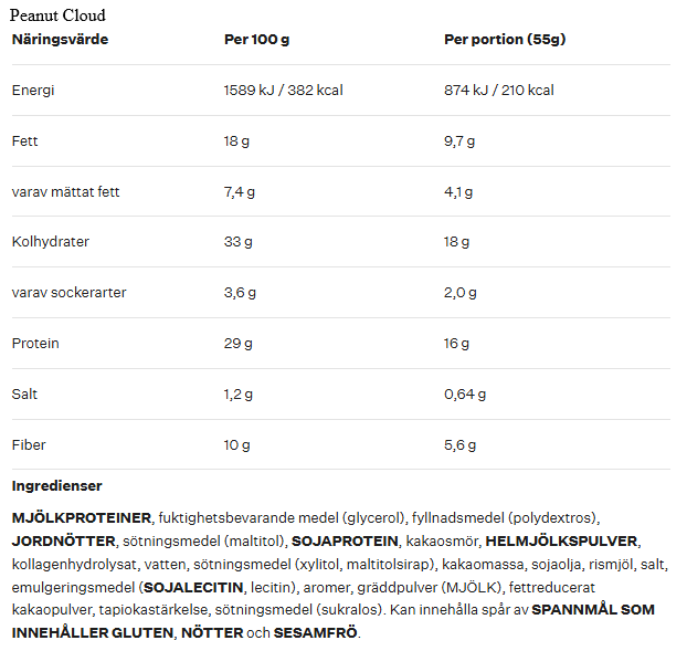Barebells Låda- 12 x 55g - 34