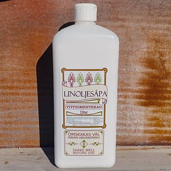 Vitsåpa, Vit Linoljesåpa, Grunne, 1 liter