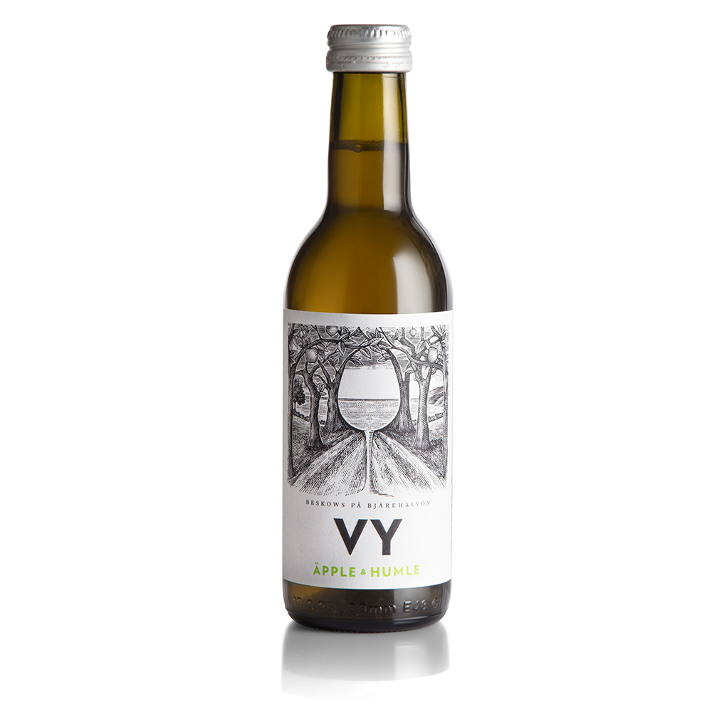 Beskows VY Äpple & Humle - alkoholfri dryck från Beskows i Båstad, Bjärehalvön i Skåne.