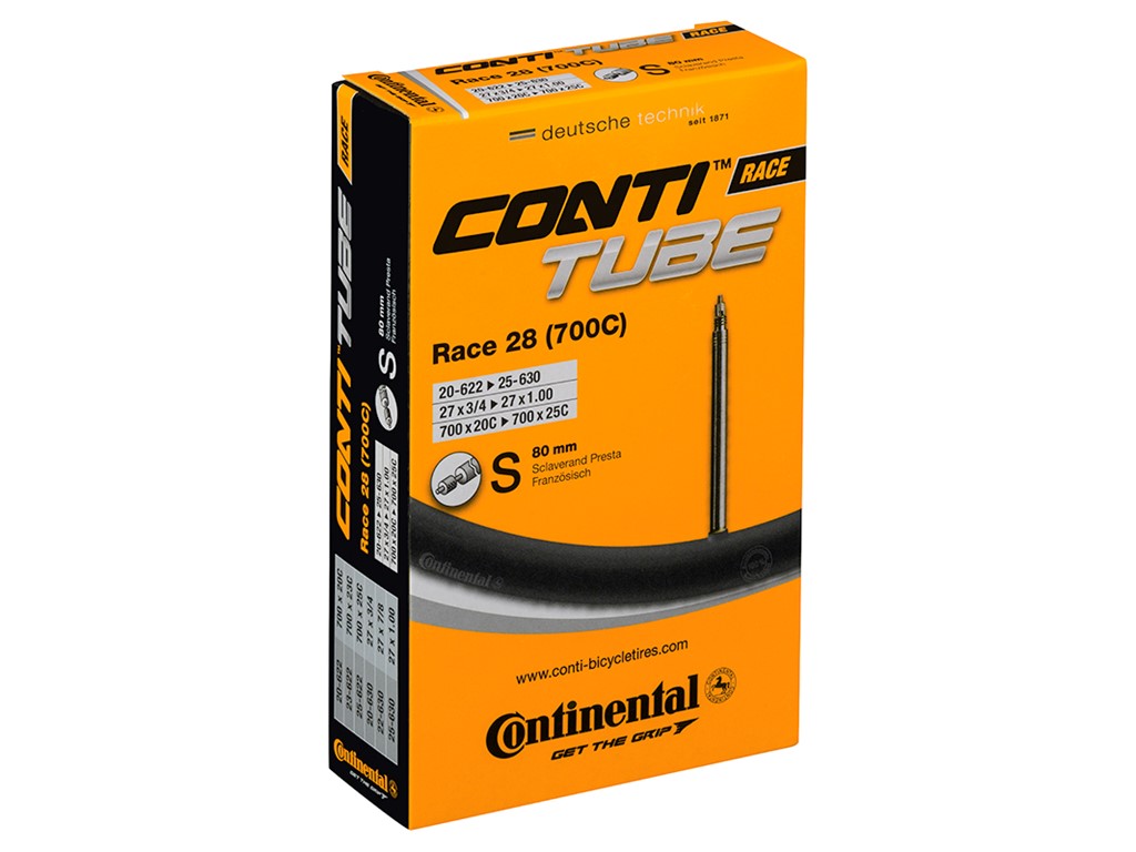 CONTINENTAL Race Tube 700 x 20-25c (20-25x622-630) Presta (Removable core) 80 mm