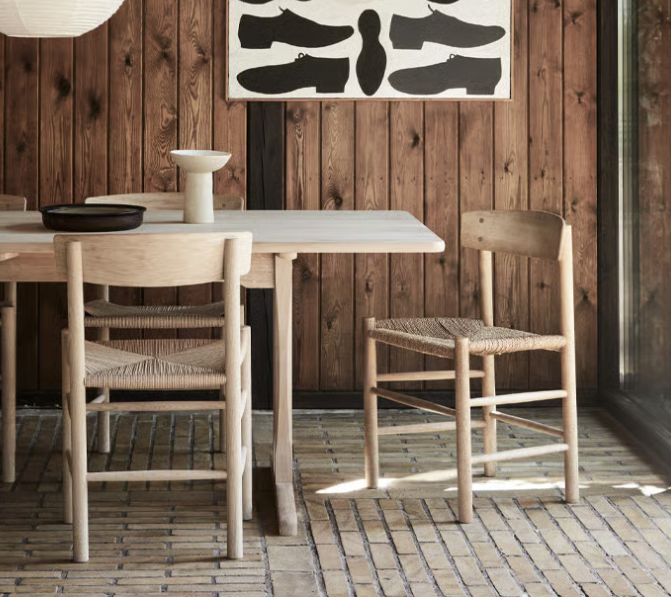 J39 Stol (Superdeal - Volympris/st vid köp av 6st) Bok Såpad - I lager - Fredericia - 5
