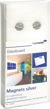 Magnet glastavla 12mmsilver 6f