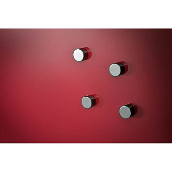 Magnet glastavla 12mmsilver 6f