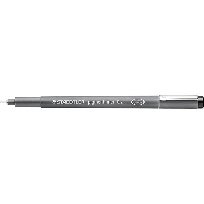 Fineliner Staedtler svart 6/fp - 5