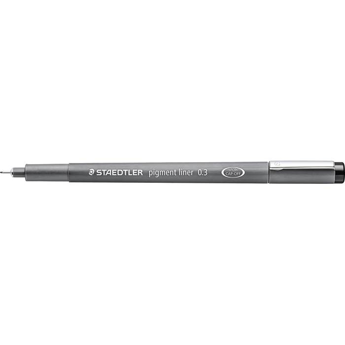 Fineliner Staedtler svart 6/fp - 6