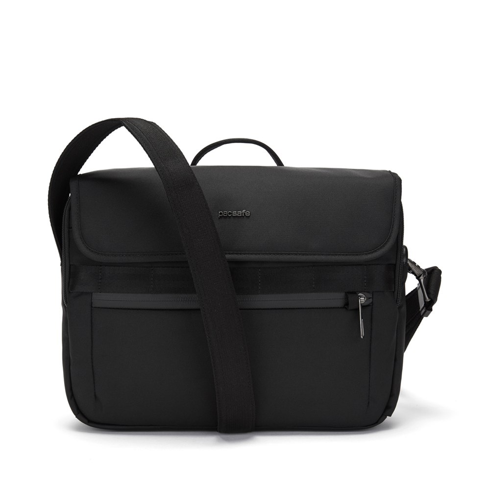 Stöldsäker väska - PACSAFE  Metrosafe X Recycled Messenger Black