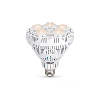 Sansi LED Växtlampa E27 - 24W fullspektrum