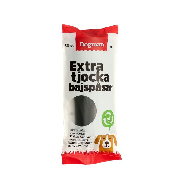 Extra tjocka bajspåsar 30-pack