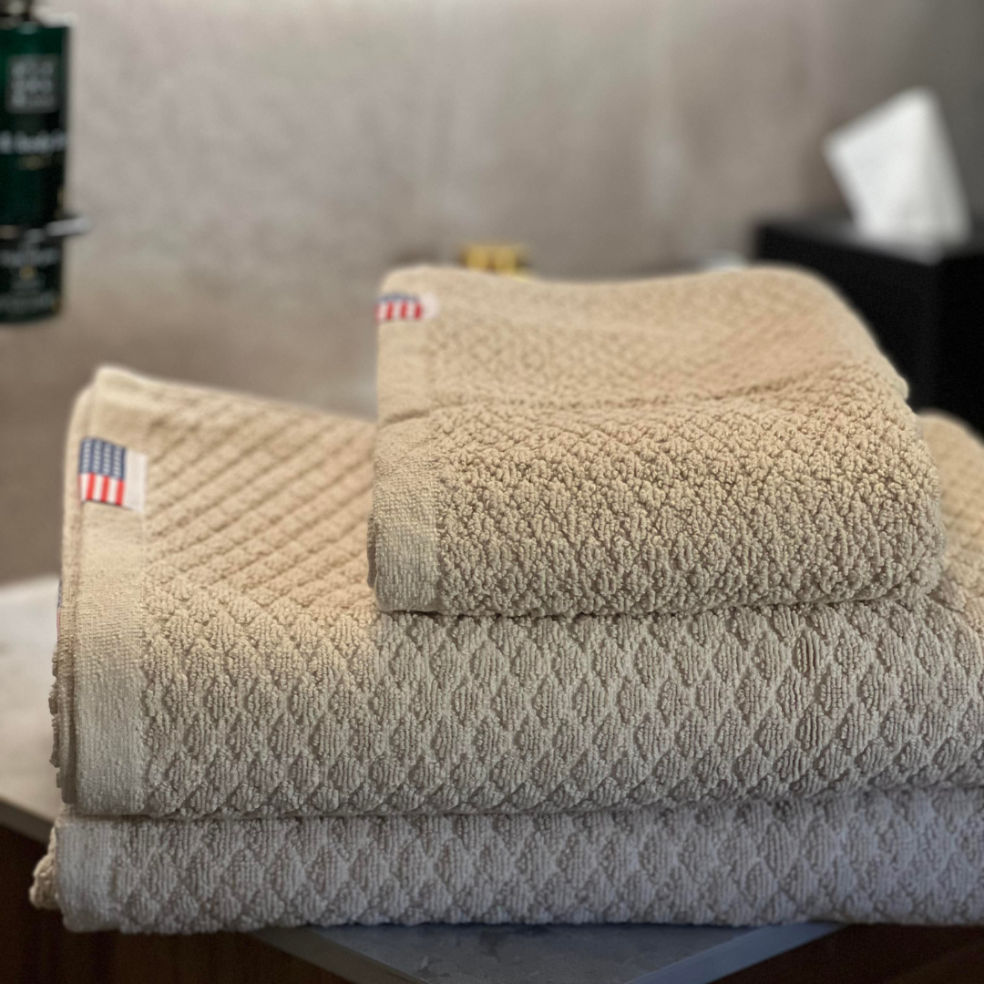 Shinnecock Towel Beige 100x150  - 5