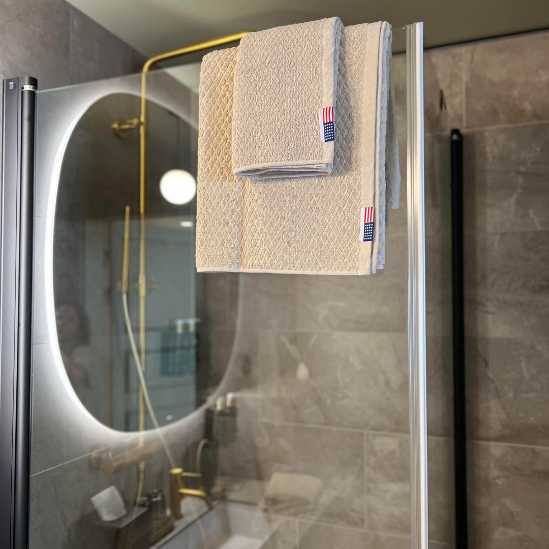 Shinnecock Towel Beige 100x150  - 4