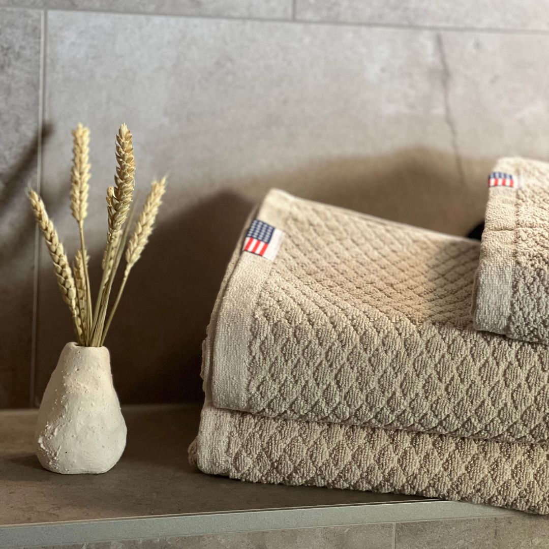 Shinnecock Towel Beige 100x150  - 3