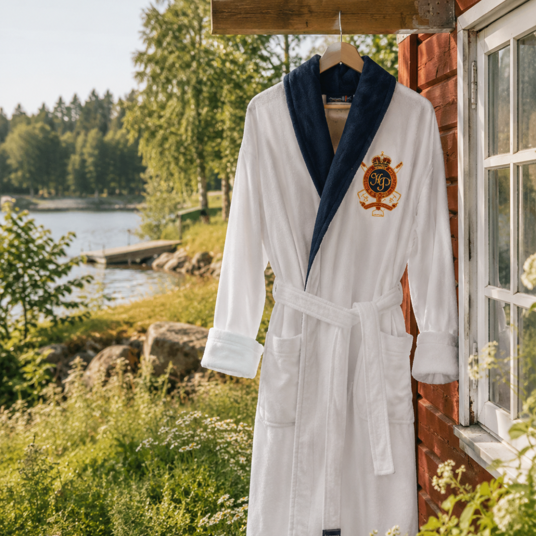 Hamptons Wellington Robe White - 2