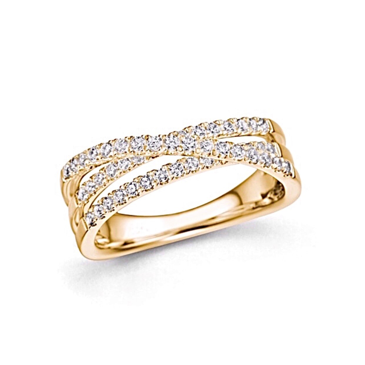 Diamantring omlott triple - 2