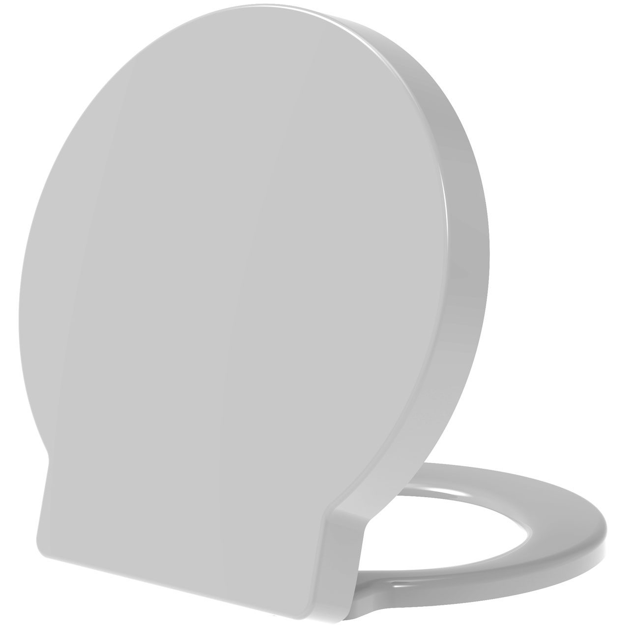 Round toilet seat (white)