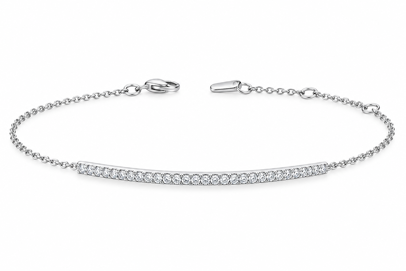 Diamand bar bracelet - 2