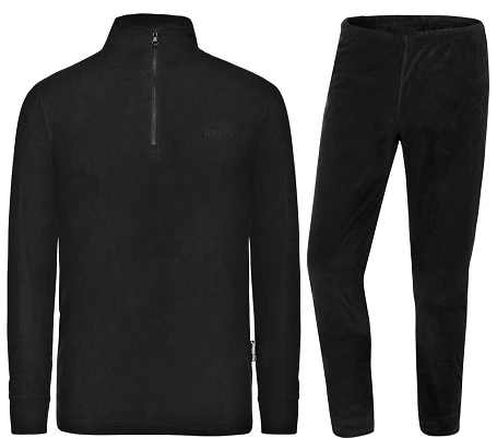 NordWear 4100 Fleeceunderställ set Svart
