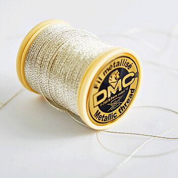 Metallic thread silver DMC 283A
