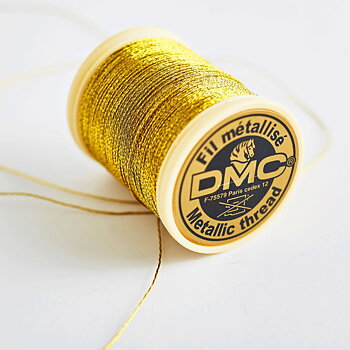 Metallic thread  gold DMC Antikguld 284A