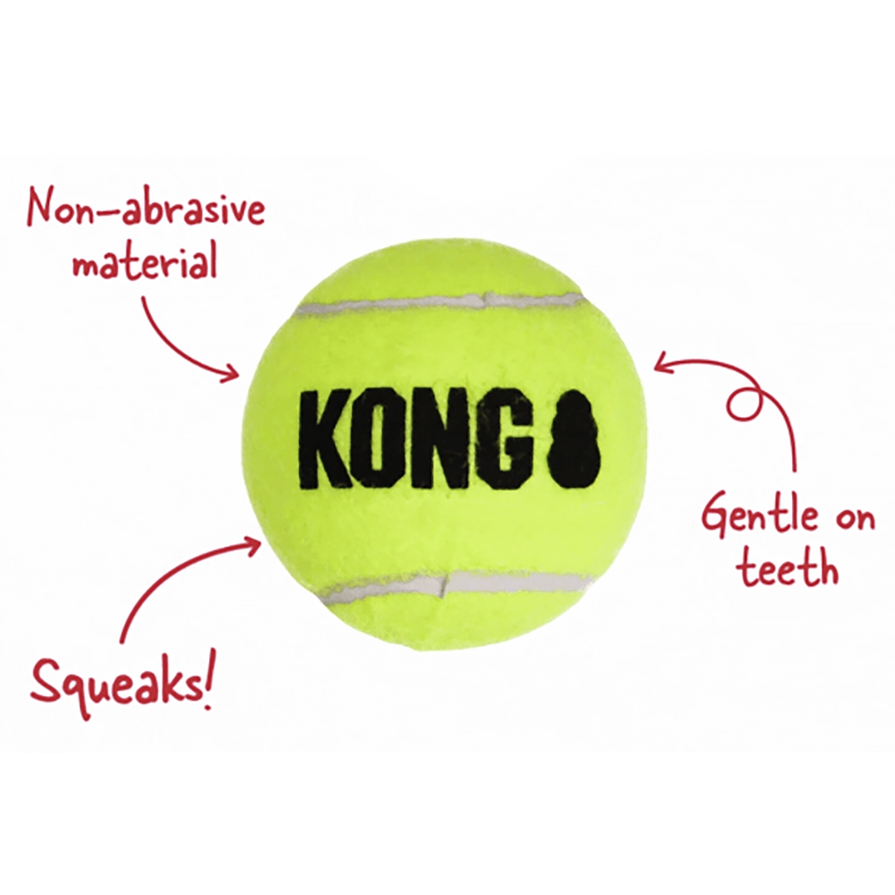 KONG squeakAir - tennisboll med pip - 7