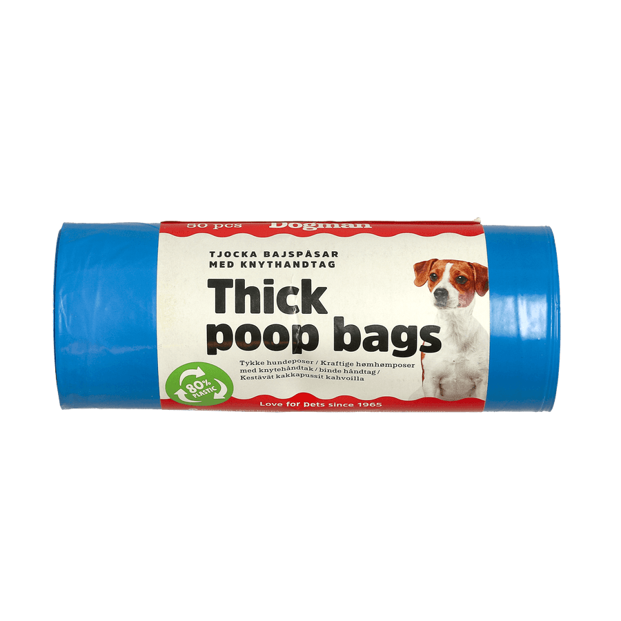 Dogman Bajspåse med knythandtag 50-pack - 2