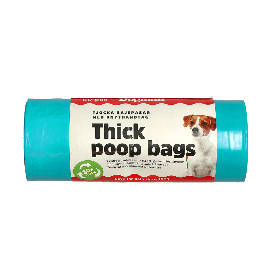 Dogman Bajspåse med knythandtag 50-pack - 6