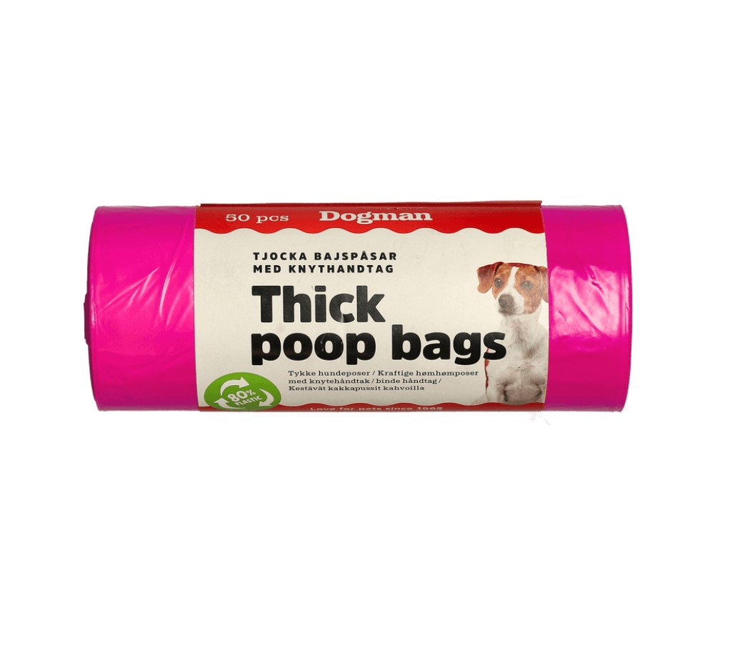 Dogman Bajspåse med knythandtag 50-pack - 3